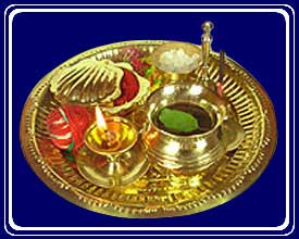 a puja tray