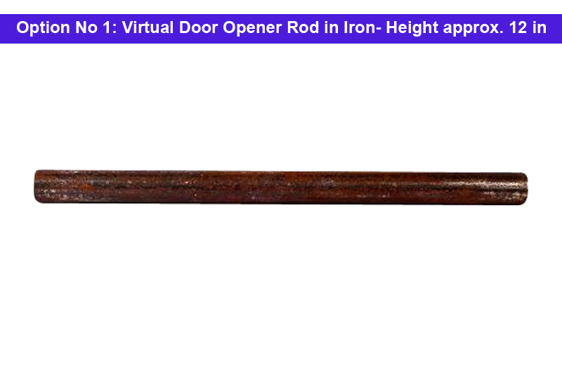 Virtual Door Opener Rod in Iron-ABMVP1062-1