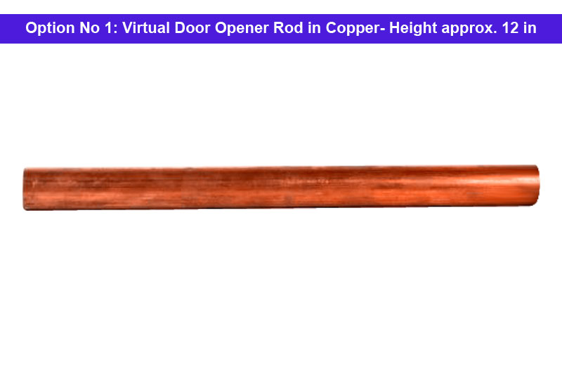 Virtual Door Opener Rod in Copper-ABMVP1073-1