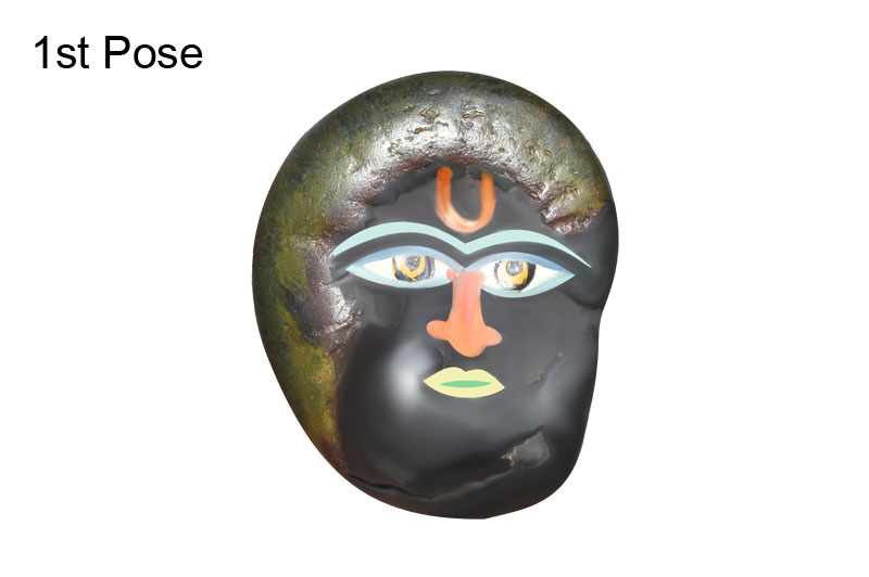 Sacrad Adwaitya Painted Original Gadhadhari Hanuman-ADPS004-1