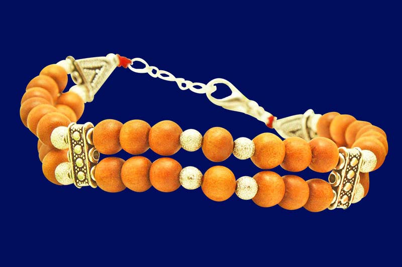 Buy Sandalwood Multi Beads Bracelets