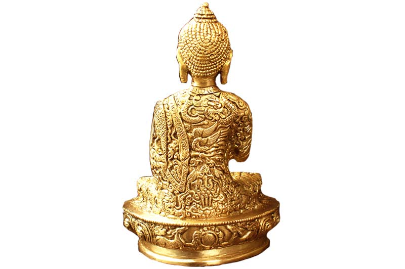 Buddha Statue made in Brass-BRBUD106-3