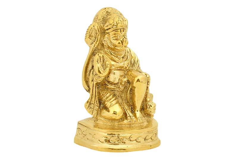 Hanuman Statue in brass-BRHAN105-3