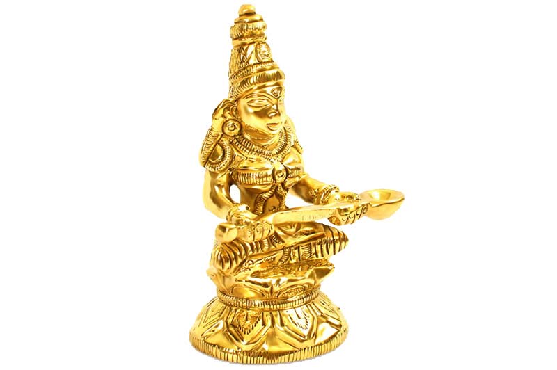 Annapurna Statue in Brass-BRVAS103-3