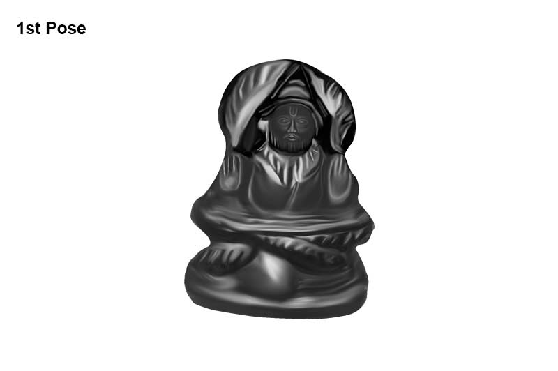 Kartikeya Shubhra Manyam Murugan Shaligram Murti-EXSMT1044-1