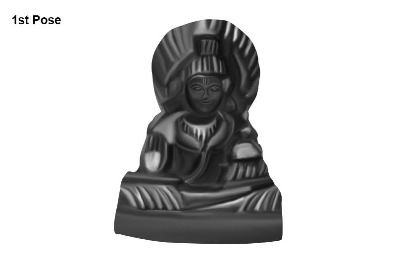 Gautam Buddha Shaligram Idol-EXSMT1047-1