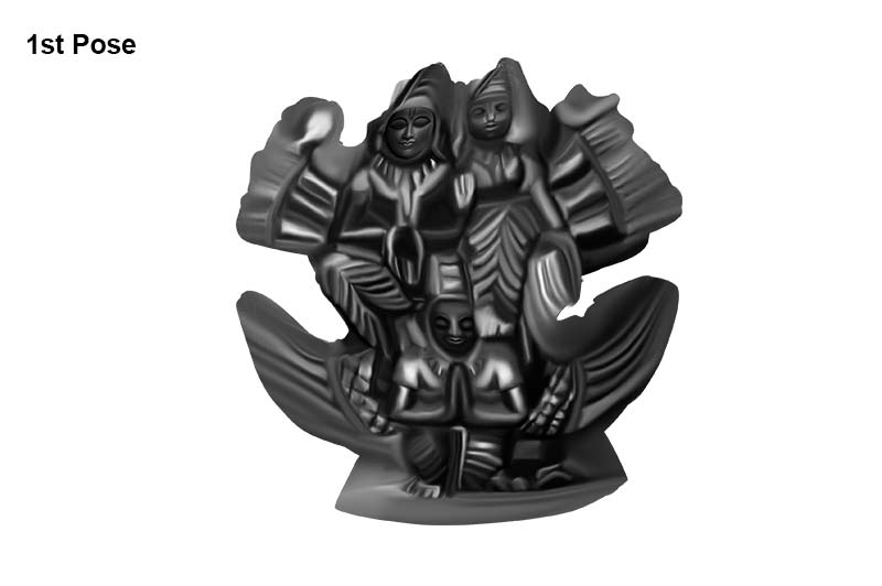 laxmi Narayan Garud Shaligram Murti-EXSMT1067-1