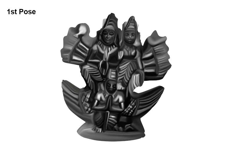 laxmi Narayan Garud Shaligram Murti-EXSMT1068-1