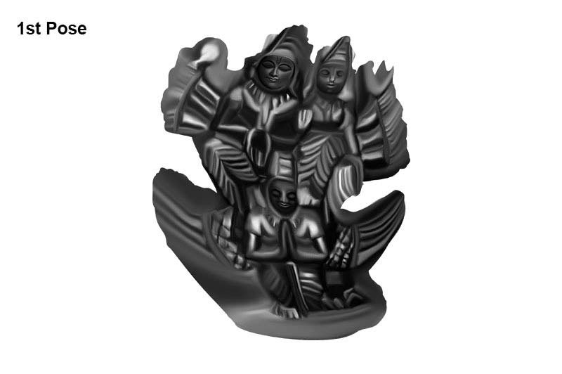 laxmi Narayan Garud Shaligram Murti-EXSMT1072-1