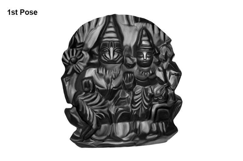 laxmi Narsimha Shaligram Murti-EXSMT1080-1