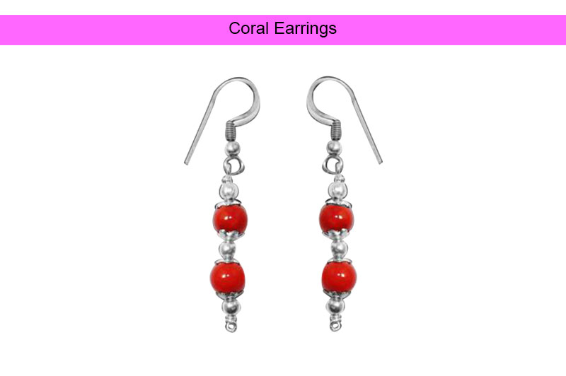 Coral Earrings-GMERCL002-1