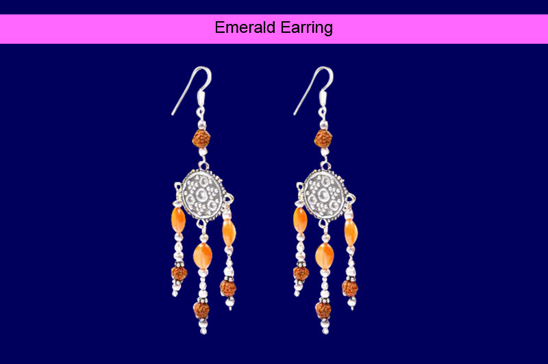 Emerald Earring-GMERER001-1