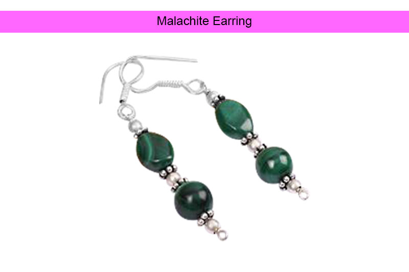 Malachite Earring-GMERMC002-1