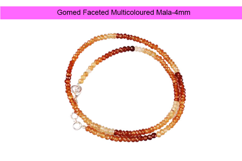 Gomed Faceted Multicoloured Mala-GMMLGH001-1