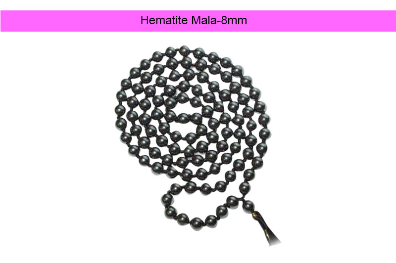 Hematite Mala-8mm-GMMLHT001-1