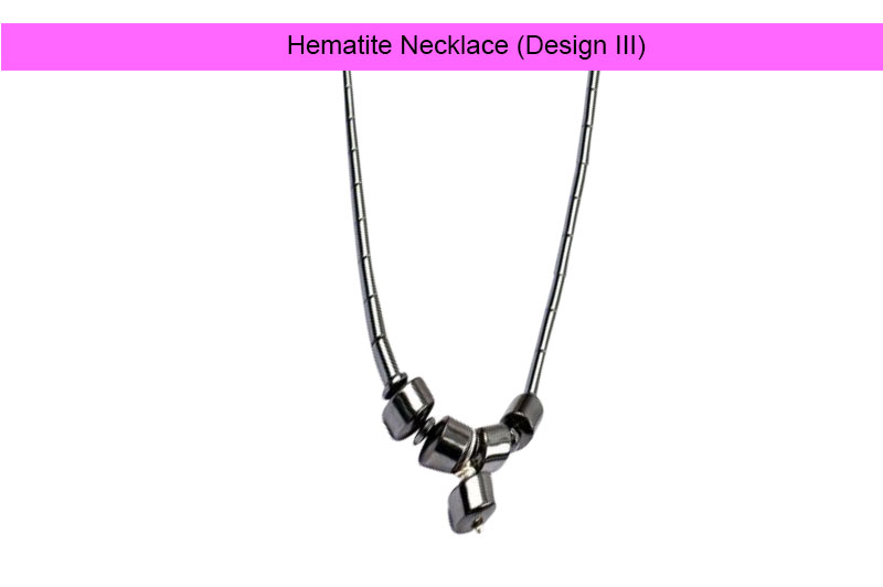 Hematite Necklace (Design III)-GMMLHT002-1