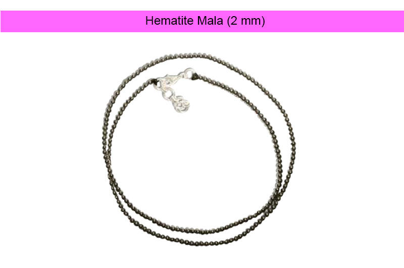 Hematite Mala (2 mm)-GMMLHT003-1