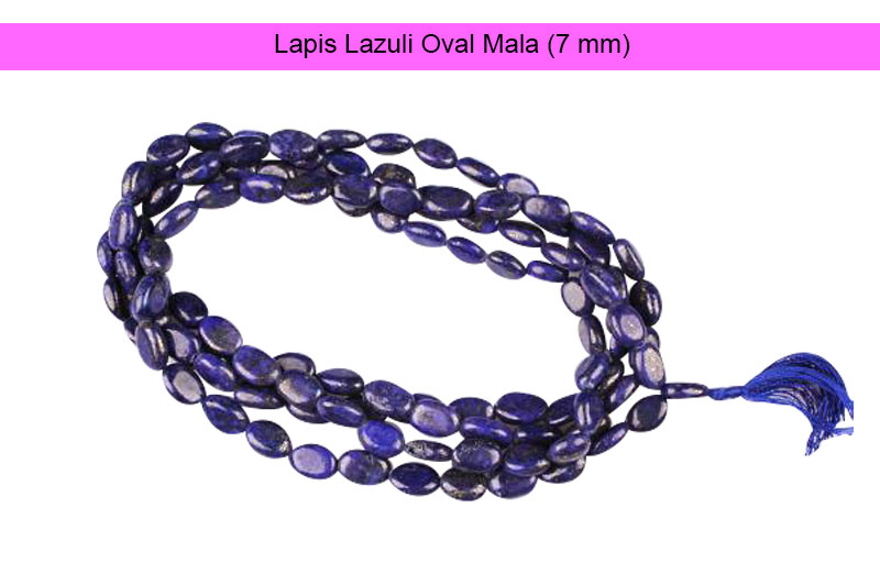 Lapis Lazuli Oval Mala (7 mm)-GMMLLL001-1