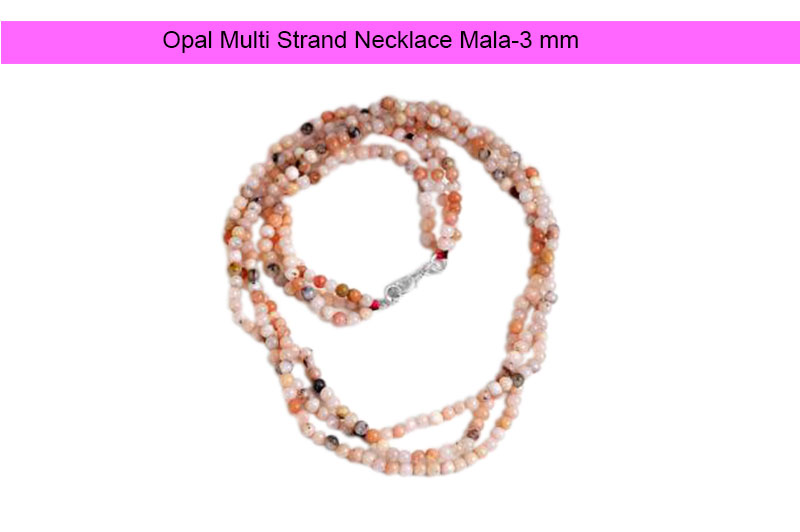 Opal Multi Strand Necklace-GMMLOP002-1