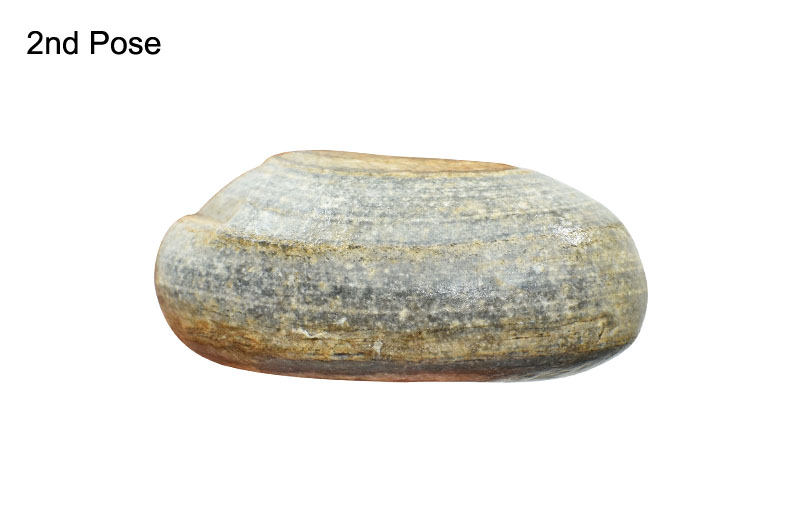 Sacred Adwaitya Blue Mahamritunjaya Adi Shakti Kailash Om Shila-KLS80-2