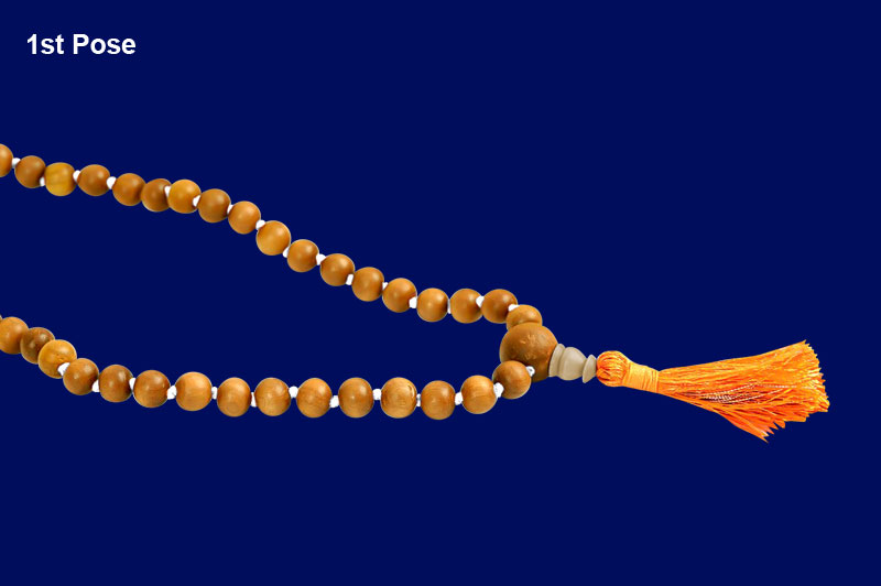 Yellow Sandalwood Mala-ML-SNW-1001-1