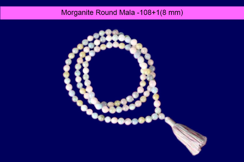 Morganite Round Mala (8 mm)-ROMAL055-1