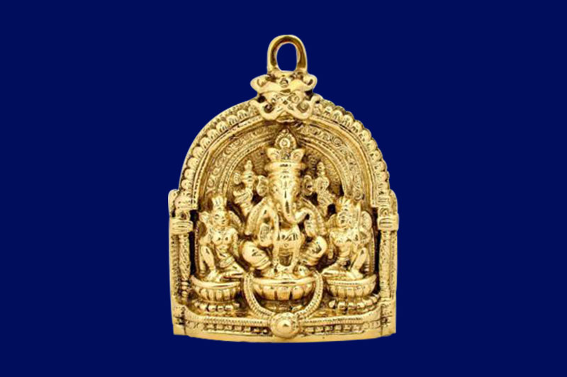 Riddhi Siddhi Ganesh Idol - VSAS012-1