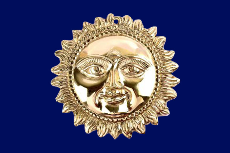 Sun Artifact For Vastu In Brass - VSAS016-1