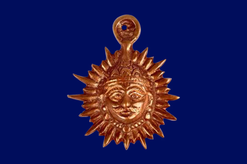 Sun Artifact For Vastu In Copper - I - VSAS018-1