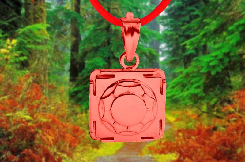 Santan Gopal 3D Yantra Locket in Pure Copper-YL3D15-C-1