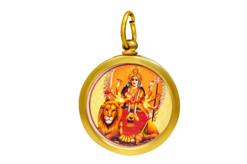 Shree Durga Bisa Yantra Locket-YLDRG1021-1