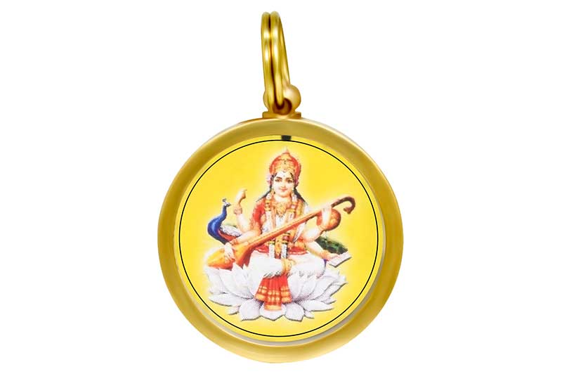 Shree Saraswati Yantra Locket-YLSAR1011-1