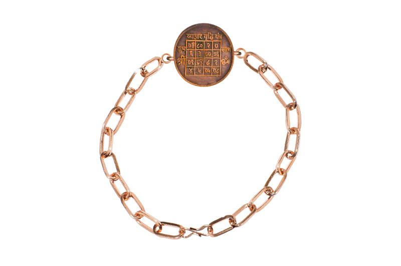 Vyapar Vriddhi Bracelet in Copper Antique With Adjustable Thread-YTBRVPR-C-001-2
