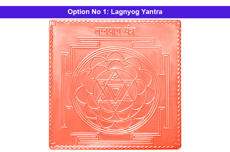 Lagnayog Yantra in Pure Copper-YTLGN1022-1