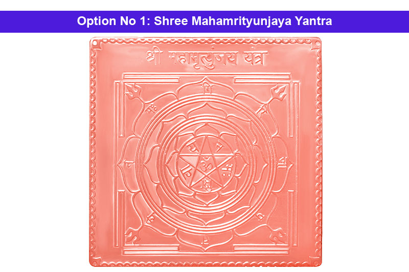 Shree Mahamrityunjaya Yantra in Pure Copper-YTMMY1022-1