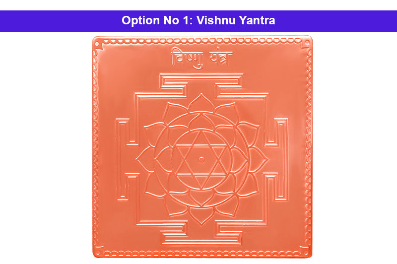 Vishnu Yantra in Pure Copper-YTVHU1022-1