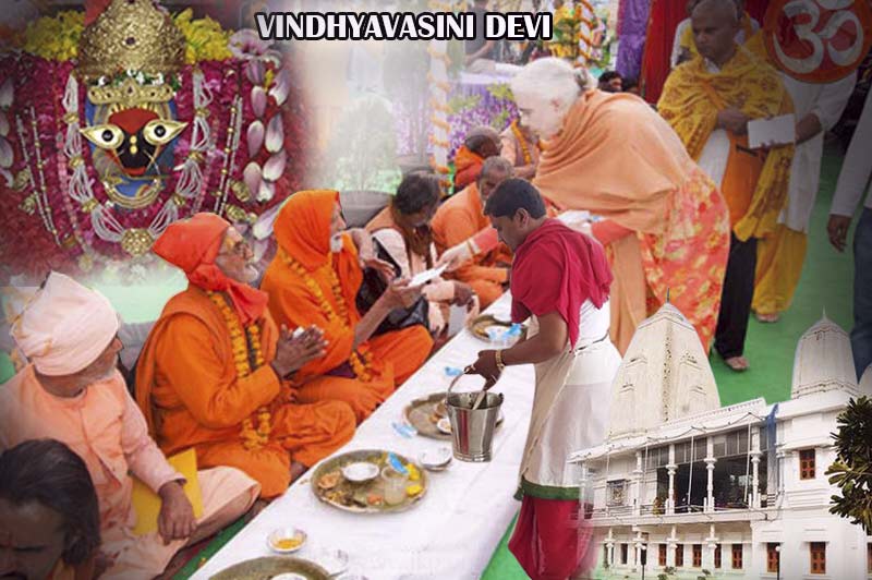  Brahman Bhoj at Vindhyavasini Devi Temple      