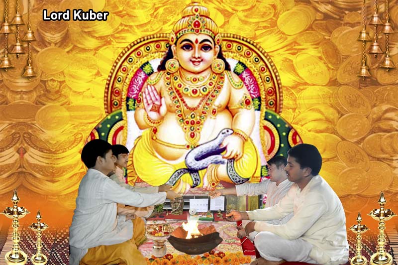 Kubera Puja Mantra Japa and Yajna             