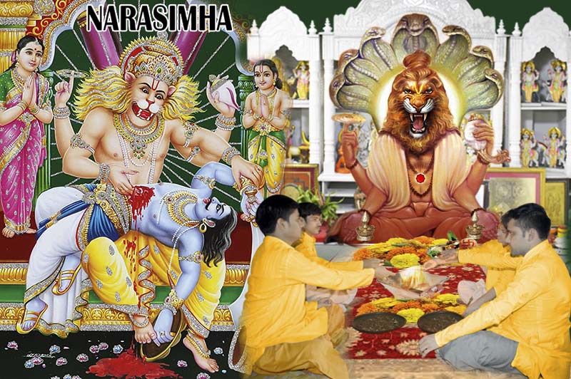     Lord Narasimha Puja Mantra Japa and Yajna                  