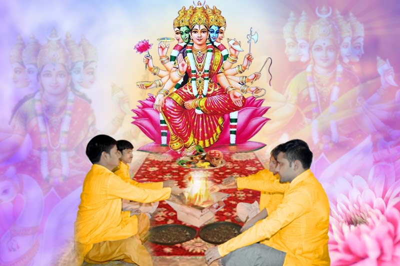 Maa Gayatri Puja, Mantra Japa, and Yajna             