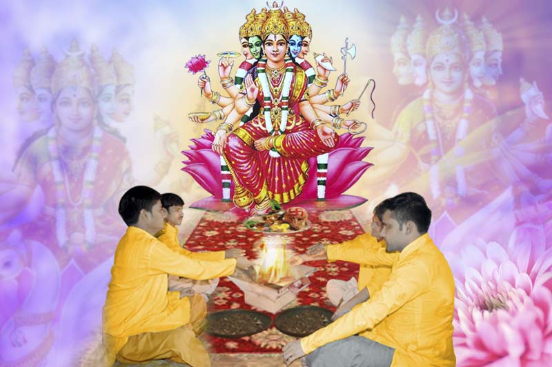 Maa Gayatri Puja, Mantra Japa, and Yajna                      